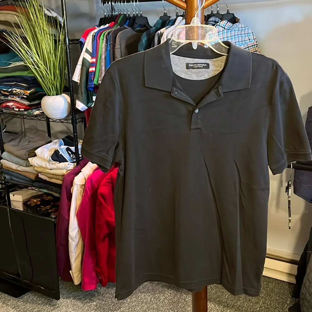 Banana Republic Black Polo